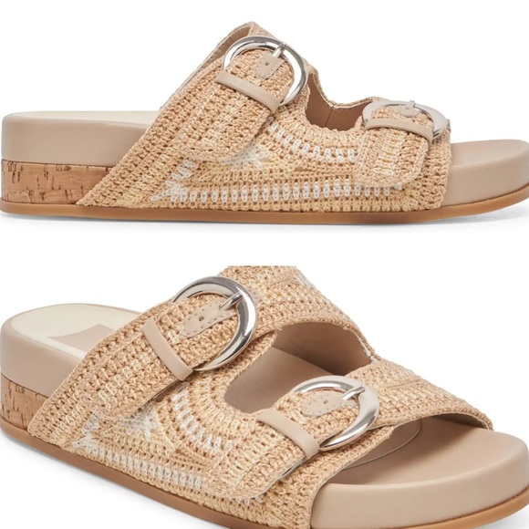 Dolce Vita Shoes - Dolce Vita Beige Ralli Strap Knit Sandals Women’s Size 7